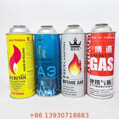 CMYK, das Metallbutan-Gasflasche 1,4 Mpa-Berstdruck druckt