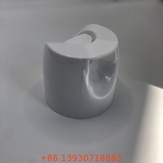 Weiße Flaschenkappe aus Kunststoff