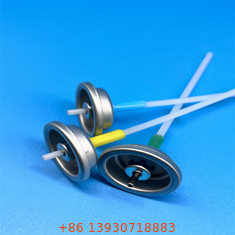 Einmalverwendbares Aerosolventil mit gemessener Sprührate 50/75/100/120/150/200mcl mit Aluminiumkörper und Dichtungsdichtung