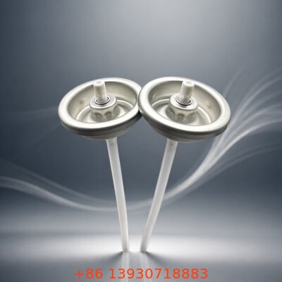 Zinnblechpulver-Nebel-Aerosolventil für Trockenshampoo mit aufrechter oder umgekehrter Anwendung und alkoholbasierten Formulierungen