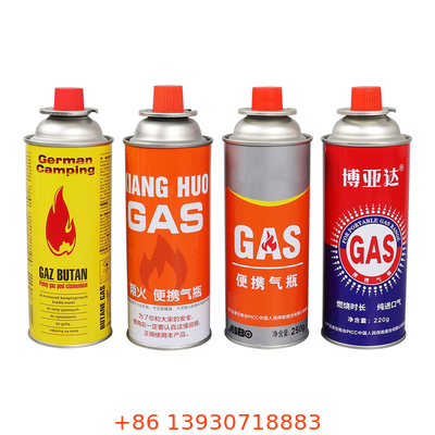 Butan-Propan-Gasflasche 65 mm x 158 mm