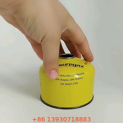 Premium-Butan-Gasflasche für Outdoor-Enthusiasten mit undichtem Design und einfacher Handhabung