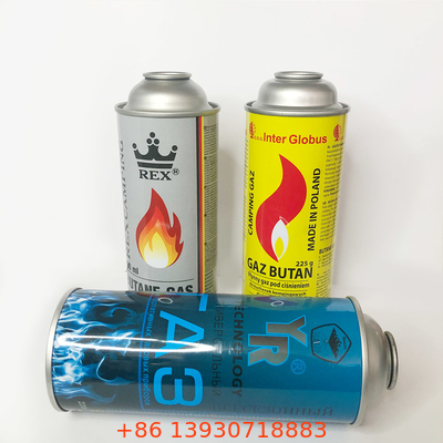 Gerades Wand-Butan-Gas-Glas für Butan-Gas und Feuerzeuggas