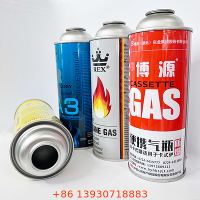 Zinnblech-Butan-Gasflasche für das Backen