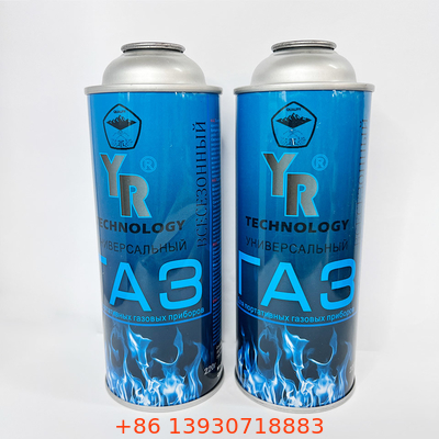Zinnblech-Butan-Gas-Behälter mit Kanister CMYK 4 Farb-und Panton-Farbe1 X