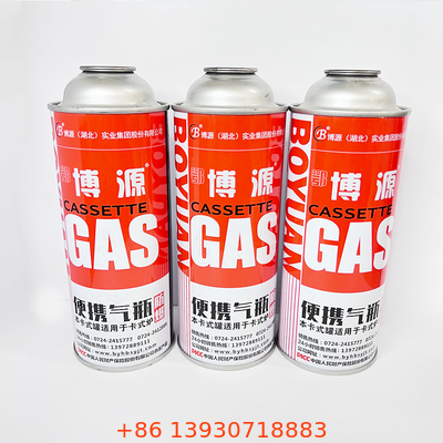 Zinnblech-Butan-Gasflasche für das Backen