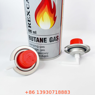 Gerade Wand-Butan-Gasflasche für den heißen Kanister des Topf-1 X eingeschlossen
