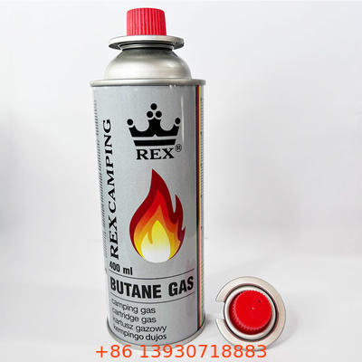 CMYK, das Mini-Gas-Patrone des Butan-220g für kampierenden Grill druckt