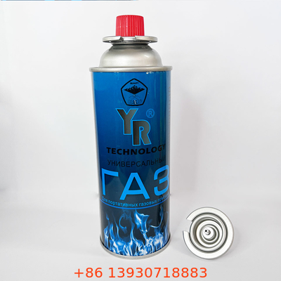 Gas-Patronen des leere Zinnblech 220g Gasflasche-nachfüllbare Butan-190g