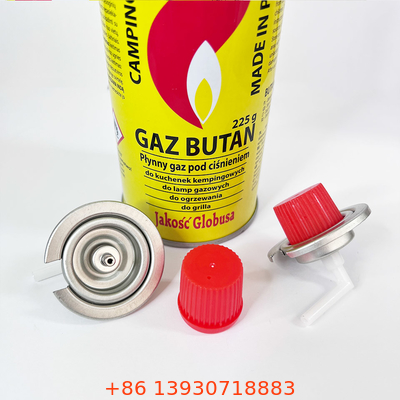 Gerade Butan-Gasflasche Wand Zinnblech-220g für das Kochen des Backens