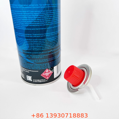 0.20mm starke Tin Empty 227g Butan-Gas-Patronen-kampierende Butan-Gas-Flasche