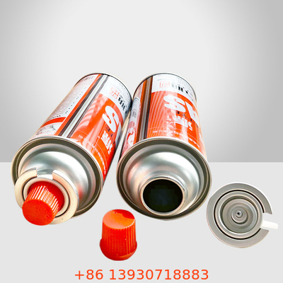 Durchmessers 65mm kampierender Butan-Ofen-Kanister der Butan-Gasflasche-400ml