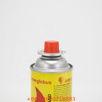Gasflasche-tragbare kampierende Geräte des Butan-230g picknicken die langlebige Gasflasche