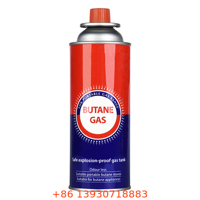 Gerader Butan-Gasherd-Kanister der Wand-400ml tragbarer für Kochen das im Freien