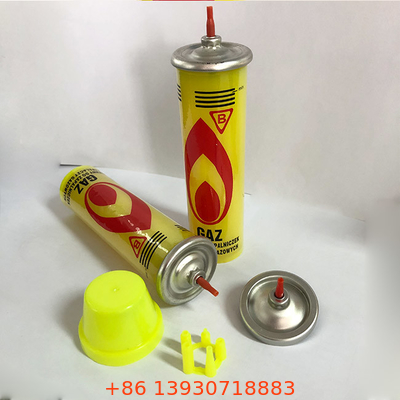 40mm Ventil-enthaltene Butan-Gas-hellere Nachfüllung für Kochen das im Freien