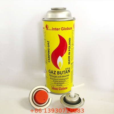 Gaspatrone mit Innenverschluss Buna für Butan-Kraftstoffkanister