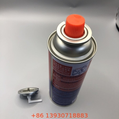 Straight Valve Stem Butan Gasventil Buna Innenverschluss Schwarzer Griff für Gasgeräte