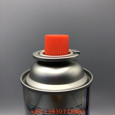Butan-Gaskofenventil mit Messingventil-Stäbchenmaterial und Blechdosen- und PP-Metalltyp