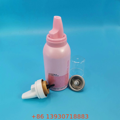 Kompakte Haarmousse Sprayventil Portable Styling Lösung unterwegs