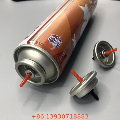 Plastik Butan Gas Stamm Rot Farbe Gasleuchter Nachfüllventil Metall und Kunststoff Innenverschluss