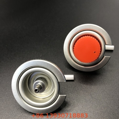 Straight Valve Stem Butangasventil mit schwarzem Griff für und CGA 600 Einlassdraht