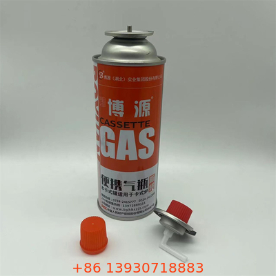 Outdoor-Aktivitäten Butan-Gaskanister mit gerader Wand aus Blechblech