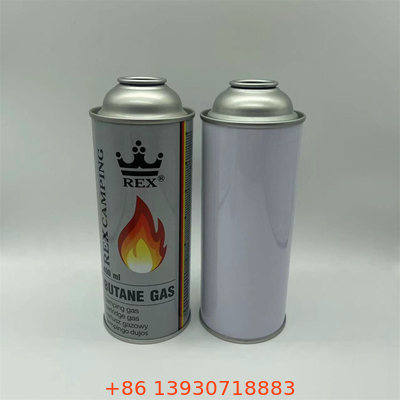 Outdoor-Aktivitäten Butan-Gaskanister mit gerader Wand aus Blechblech
