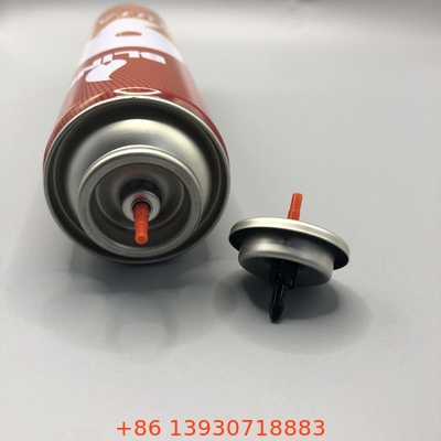 Ergonomischer Gasleuchter Nachfüllventil Kunststoff Butangas Stamm Rot Farbe für Langlebigkeit