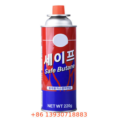 Butangas-Kocher-Aerosolventil mit roter Kappe für Camping, Picknicks und Tischkochen