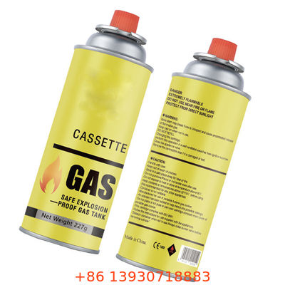 Butangas-Kocher-Aerosolventil mit roter Kappe für Camping, Picknicks und Tischkochen