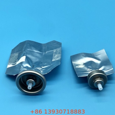 Plastikschlauchbeutel Aerosol mit silberner Zylinderform