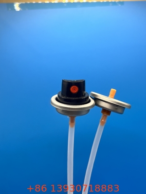 25.4mm Metallfarbsprühventil mit Standard-Natur-Dip-Rohr und Buna Außendichtung