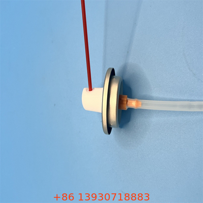 Natürliche Standard-Dip Tube Sprühfarbe Ventil mit Edelstahl Feder und Buna Dichtung