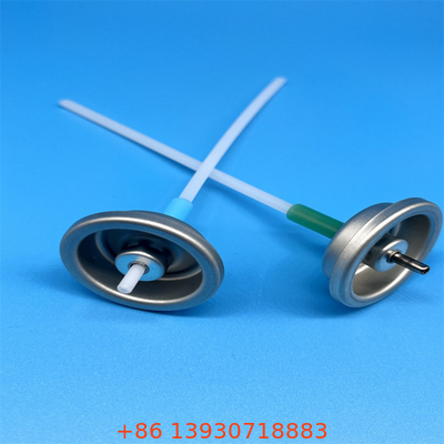 Einmalverwendbares Aerosolventil mit gemessener Sprührate 50/75/100/120/150/200mcl mit Aluminiumkörper und Dichtungsdichtung