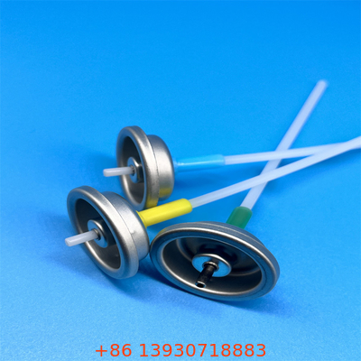 Einmalverwendbares Aerosolventil mit gemessener Sprührate 50/75/100/120/150/200mcl mit Aluminiumkörper und Dichtungsdichtung