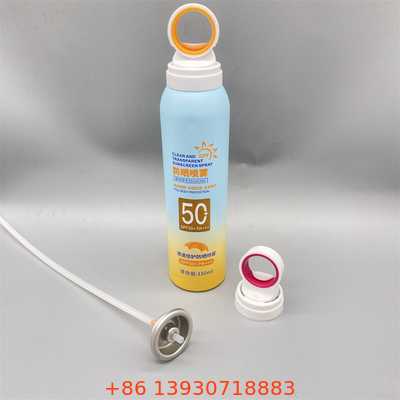Erweiterte Sonnencreme-Flasche mit aktiviertem Ventil verbessert Schutz für Sonnenbewusste Personen - undichtes Design