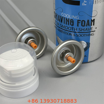 Verteilventil für Rasierschaum   Precision Foam Control für Aerosolkanister in Pflegeprodukten