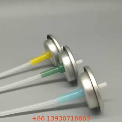 Eleganter dosierter Aerosolventil für hochwertige Haarpflegesprays mit feinem Nebel und kontrollierter Ausgabe