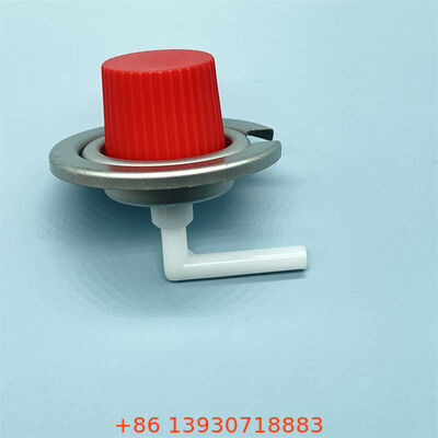 Hochpräzisions-Butangas-Kartuschen-Aerosolventil für tragbare Kocher und Brenner mit Auslaufsicherheit