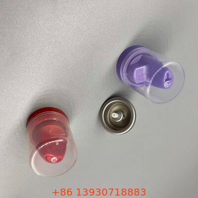 Umgekehrtes Aluminium-Aerosol-Sprühventil für Haarmousse mit korrosionsbeständigem 360-Grad-Disponierungssystem