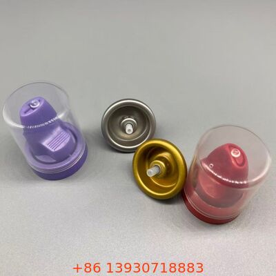 Invertiertes Dosiersystem Aerosol Haarschaumventil mit korrosionsbeständigem Aluminium und 360-Grad-Funktionalität