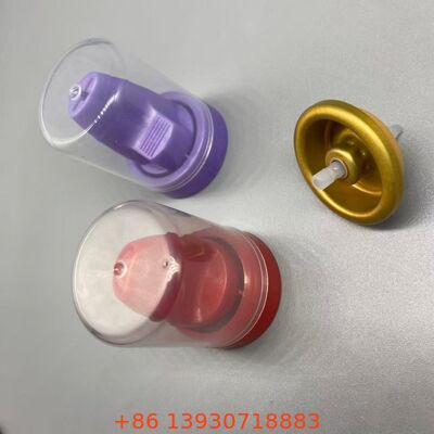 Invertiertes Dosiersystem Aerosol Haarschaumventil mit korrosionsbeständigem Aluminium und 360-Grad-Funktionalität