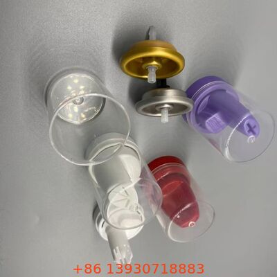 Umgekehrtes Aluminium-Aerosol-Sprühventil für Haarmousse mit korrosionsbeständigem 360-Grad-Disponierungssystem