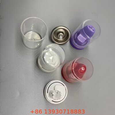 Umgekehrtes Aluminium-Aerosol-Sprühventil für Haarmousse mit korrosionsbeständigem 360-Grad-Disponierungssystem