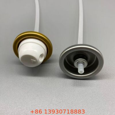 Lecksicher und verstopfungsbeständiges Deodorant-Körpersprühventil mit 360°-Disponierungstechnologie und Universalfit für Standard-Aluminium-Dosen
