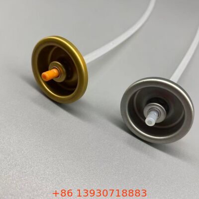 Lecksicher und verstopfungsbeständiges Deodorant-Körpersprühventil mit 360°-Disponierungstechnologie und Universalfit für Standard-Aluminium-Dosen