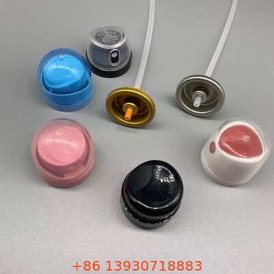 Lecksicher und verstopfungsbeständiges Deodorant-Körpersprühventil mit 360°-Disponierungstechnologie und Universalfit für Standard-Aluminium-Dosen