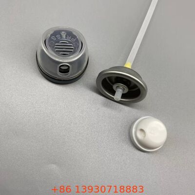 Lecksicher und verstopfungsbeständiges Aerosol-Körpersprühventil mit 360°-Disponierungstechnologie und Universalfit für Standard-Aluminium-Dosen