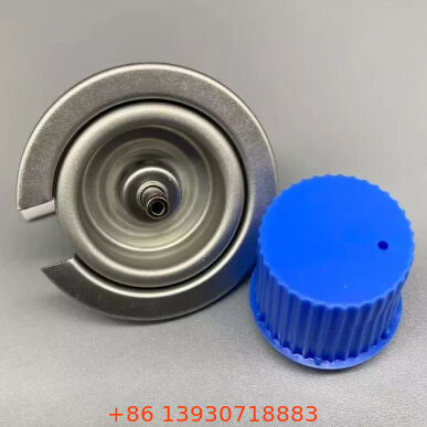 1-Zoll Gasventil für Outdoor-Industrieöfen mit roter Schutzkappe