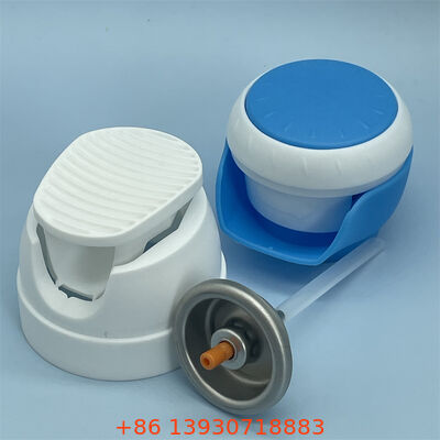 Shoe and sock washing valve, aerosol foam spray valve for footwear cleaning packaging, stable dispensing and leak-proof usage